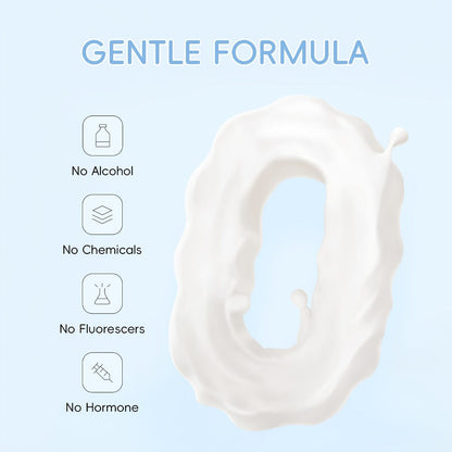 Milk Radiant Face Serum with Niacinamide Vitamin E Shea Butter Deep Hydrating Day Night Essence Brightening Moisturizing Anti-Aging Skin Glow Serum 17ml