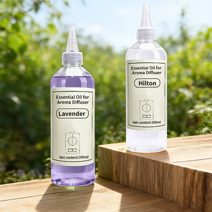 Essential Oil Refill for Aroma Diffusers - 16.91oz Large Capacity, Long-Lasting Fragrance, Anti-Spill Design, Odor Eliminating, Compatible with Most Diffuser Models, Rose Ocean Lavender Sandalwood