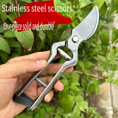 Pruning Shears High Carbon Steel Blades Ergonomic Non-Slip Handle Safety Lock Professional Garden Shears for Tree Trimming Flowers Shrubs Bonsai Yard Work