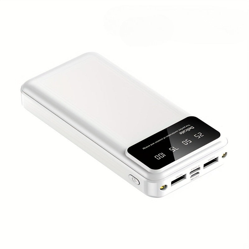 65000mAh Portable Power Bank with LED Display USB Charger for iPhone 17 16 15 14 13 12 11 XS Android Phones Tablets – High Capacity Emergency Backup Battery Pack for Travel Outdoor Camping