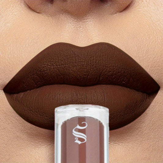 Bear Lip Glaze Set 3 Colors — Cute Bear Packaging Velvet Matte Waterproof Liquid Lipstick in Brown Pink & Red, Non-Stick Non-Greasy Long-Lasting Formula, Gift for Women Girls & Beauty Lovers