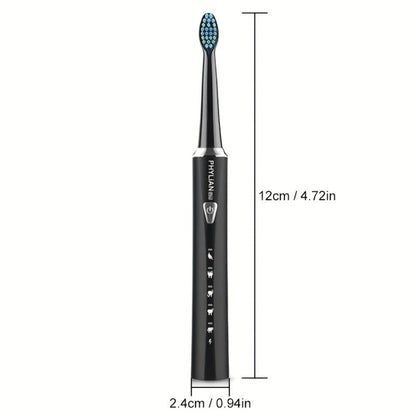 Sonic Electric Toothbrush for Adults Rechargeable – 5 Cleaning Modes 6 DuPont Brush Heads 40000 VPM 120-Day Battery 2-Minute Smart Timer Whitening Sensitive Polish Massage USB Charge Travel Ready Pink Black Purple
