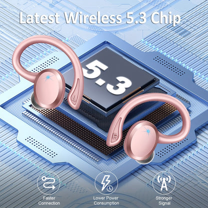 48H Wireless Sport Earbuds Q38 Bluetooth 5.3 with 14.2mm Driver Stereo Sound for an Everyday Personal Care Routine