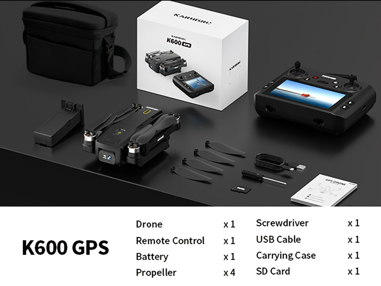 GPS Follow Me Drone Under 250g 4.5 Inch LCD Screen Camera Drone Auto Return Gesture Flight Brushless Motor Altitude Hold 3 Speed Modes 32G SD Card | Adult Beginner Drone Gift for Teens