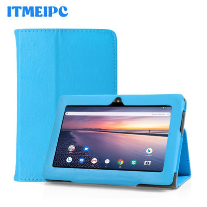 Android Tablet 7-Inch with Android 14, 4GB Total RAM, 32GB Internal Storage and Built-In Protective Case