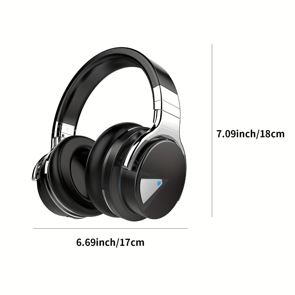 MIGHTY ROCK Over-Ear Headphones with ANC Label, Bluetooth 5.2, 45mm Drivers and Seven Color Options