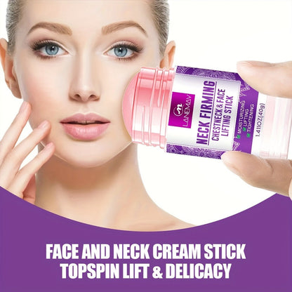 Retinol Collagen Face & Neck Firming Stick 3pcs Set - Anti Aging Lifting Tightening Moisturizing Skin Care Stick, Wrinkle Reducer Portable Daily Skincare for All Skin Types Women