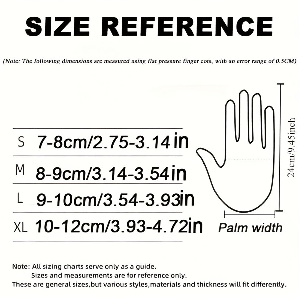 Black Nitrile Disposable Gloves in 51-Piece Size-Specific Packs with Powder-Free and Latex-Free Labels