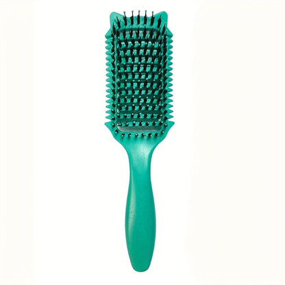 Detangling Brush for Curly Wavy Coily Hair 1 or 2 Pcs — Flexible Bristles Reduce Breakage & Frizz, Gentle Scalp Massage, Wet & Dry Use for 2B-4C Natural Hair Types