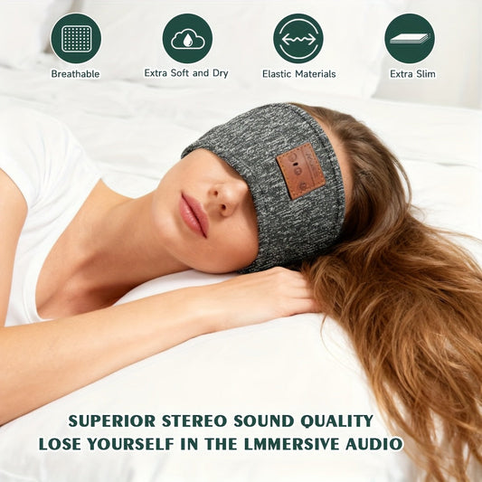 ANC Closed-Back Sports Headphones Wireless Synthetic Leather Active Noise Cancellation Detachable Cable Push Button Control Type-C Charging Yoga Fitness Calling