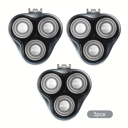 Electric Shaver 3D Floating Rotary Head with Pop-Up Trimmer, LCD Display and 1-Hour Fast Charge for Wet/Dry Use
