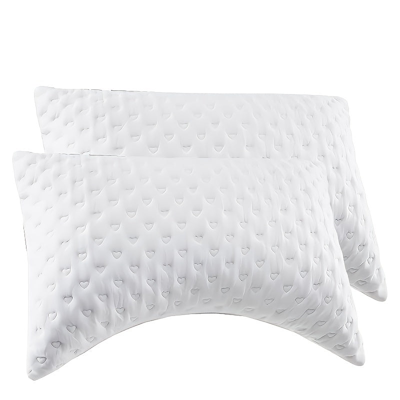 Pillow Set for Beds in Standard, Queen or King Size with Gusseted Edges and 2- or 4-Piece Options