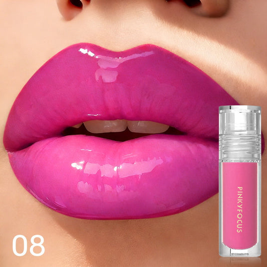 Plumping Lip Gloss Maximizer for Women — Mirror-Like High Shine Finish, Lip Injection Effect for Fuller Voluminous Lips, Long-Lasting Hydrating Formula, 5 Shades