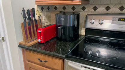 2-Slice Toaster Slim Ultra-Thin Design – 6 Browning Settings, 10" Long Slot, Reheat & Defrost Functions, Auto Shut-Off, Removable Crumb Tray, 6 Colors Available