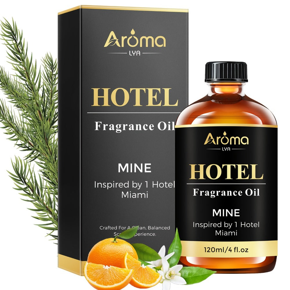 120ml Hotel-Style Fragrance Oil for Diffuser or Candle Projects in M Way, White Tea, Carlton or Beach Villas