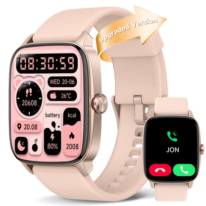 Smartwatch – with Built-in Alexa FAWEIO 1.8" HD Touch Screen, Bluetooth Calling, 100+ Sport Modes, Fitness Tracker Heart Rate Sleep…