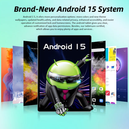 Android Tablet CRELANDER W30 with Android 15, 128GB Internal Storage and Keyboard Mouse Stylus Bundle