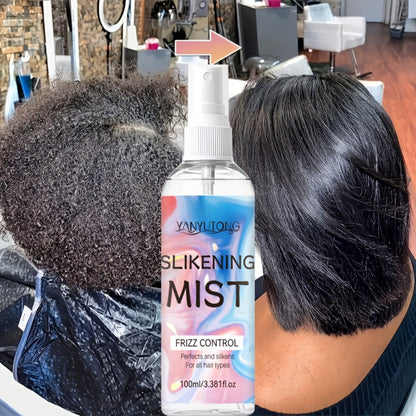 Perfumed Hair Mist Smoothing Spray 100ml — Heat Protection, Anti-Frizz, Moisturizing & Detangling Leave-In Formula | Long-Lasting