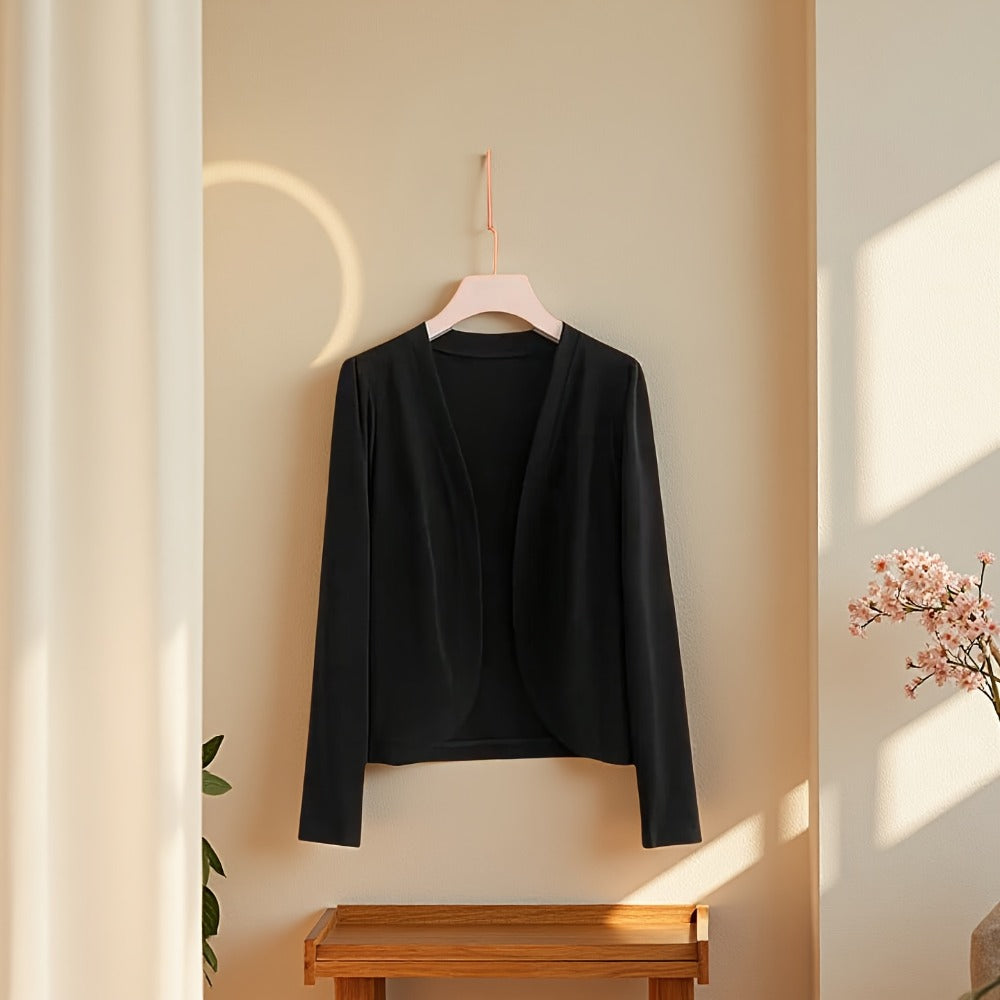 Cardigans - Women's Cardigan Long Sleeve Open Front Shawl Lightweight Sun Protection - product detail view 2