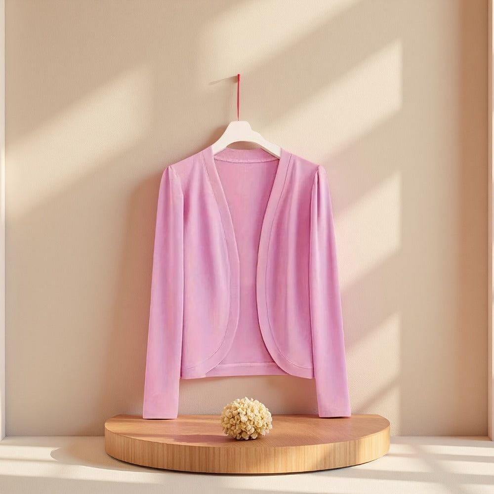 Cardigans - Women's Cardigan Long Sleeve Open Front Shawl Lightweight Sun Protection - product detail view 5