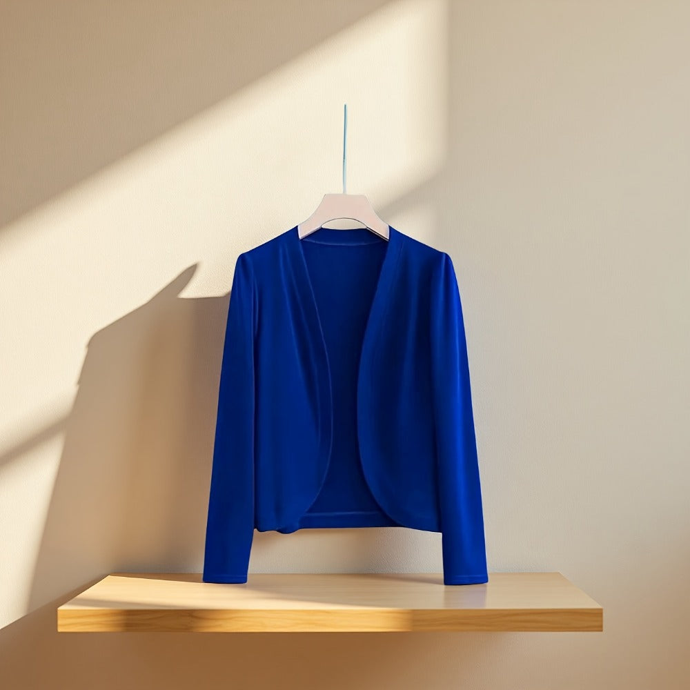 Cardigans - Women's Cardigan Long Sleeve Open Front Shawl Lightweight Sun Protection - product detail view 7