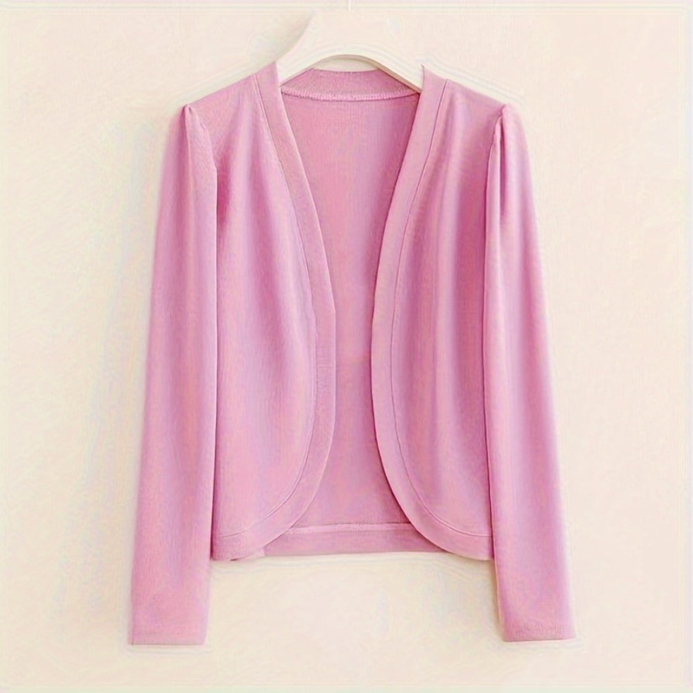 Cardigans - Women's Cardigan Long Sleeve Open Front Shawl Lightweight Sun Protection - product detail view 13