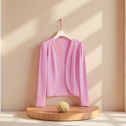 Cardigans - Women's Cardigan Long Sleeve Open Front Shawl Lightweight Sun Protection - product detail view 20