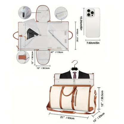 Carry On Luggage – Nylon, Convertible, Foldable, for Travel – detail view 11