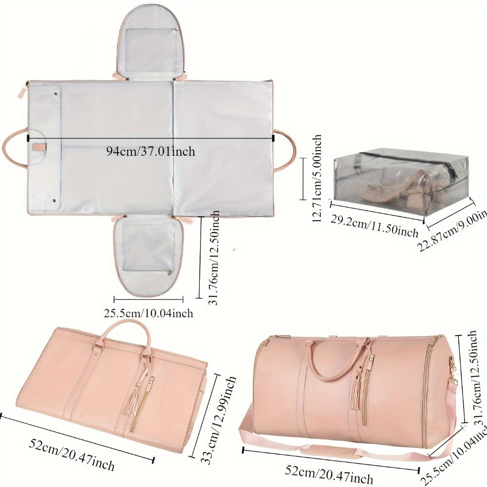 Carry On Luggage – Nylon, Convertible, Foldable, for Travel – detail view 13