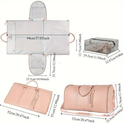 Carry On Luggage – Nylon, Convertible, Foldable, for Travel – detail view 13