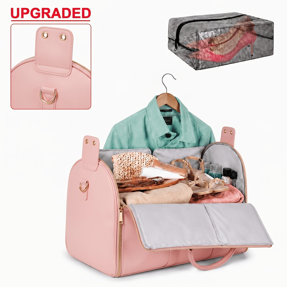 Carry On Luggage – Nylon, Convertible, Foldable, for Travel – front view