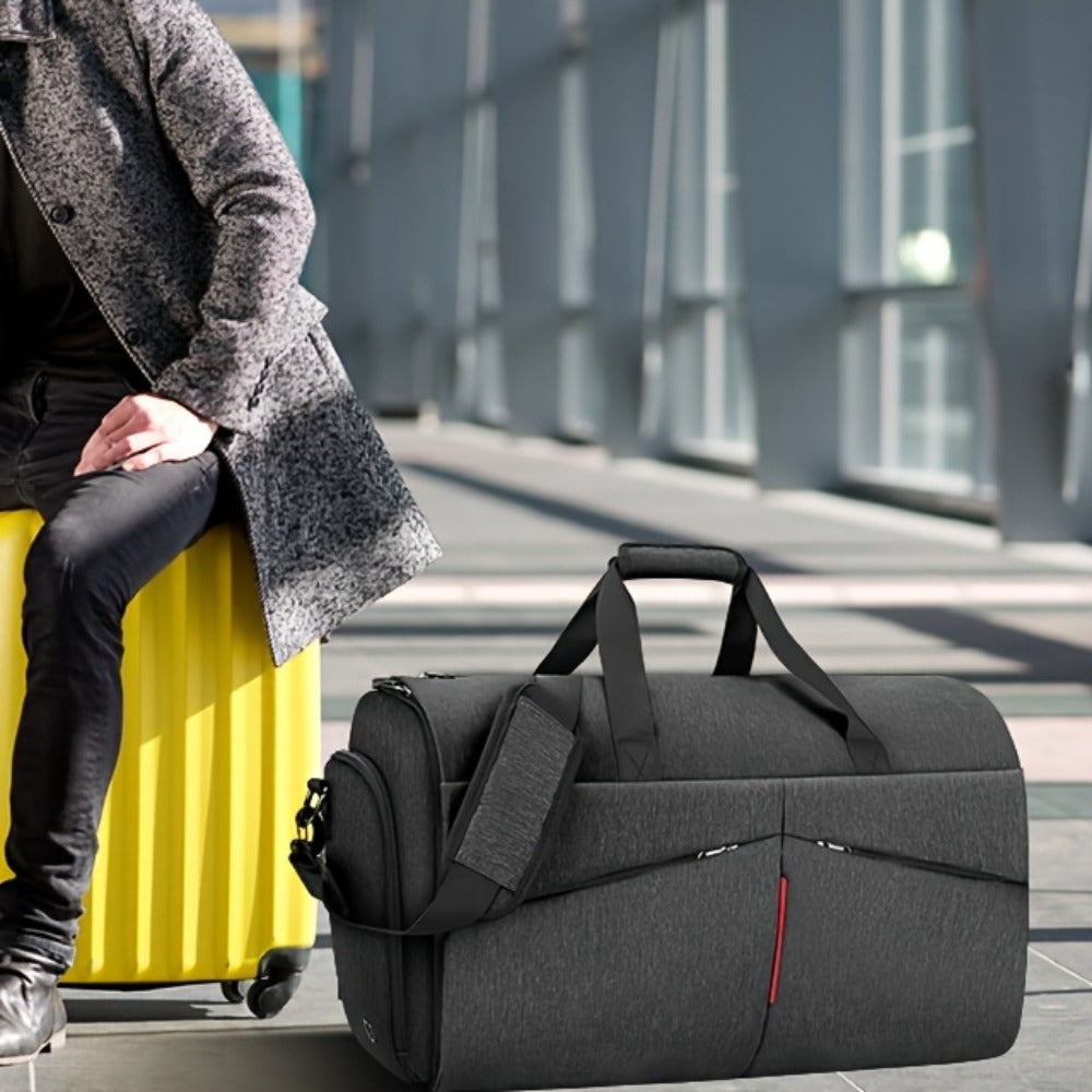 Carry On Luggage – 17 Pockets, 55L, Convertible, for Travel – detail view 10