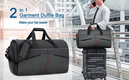 Carry On Luggage – 17 Pockets, 55L, Convertible, for Travel – detail view 8