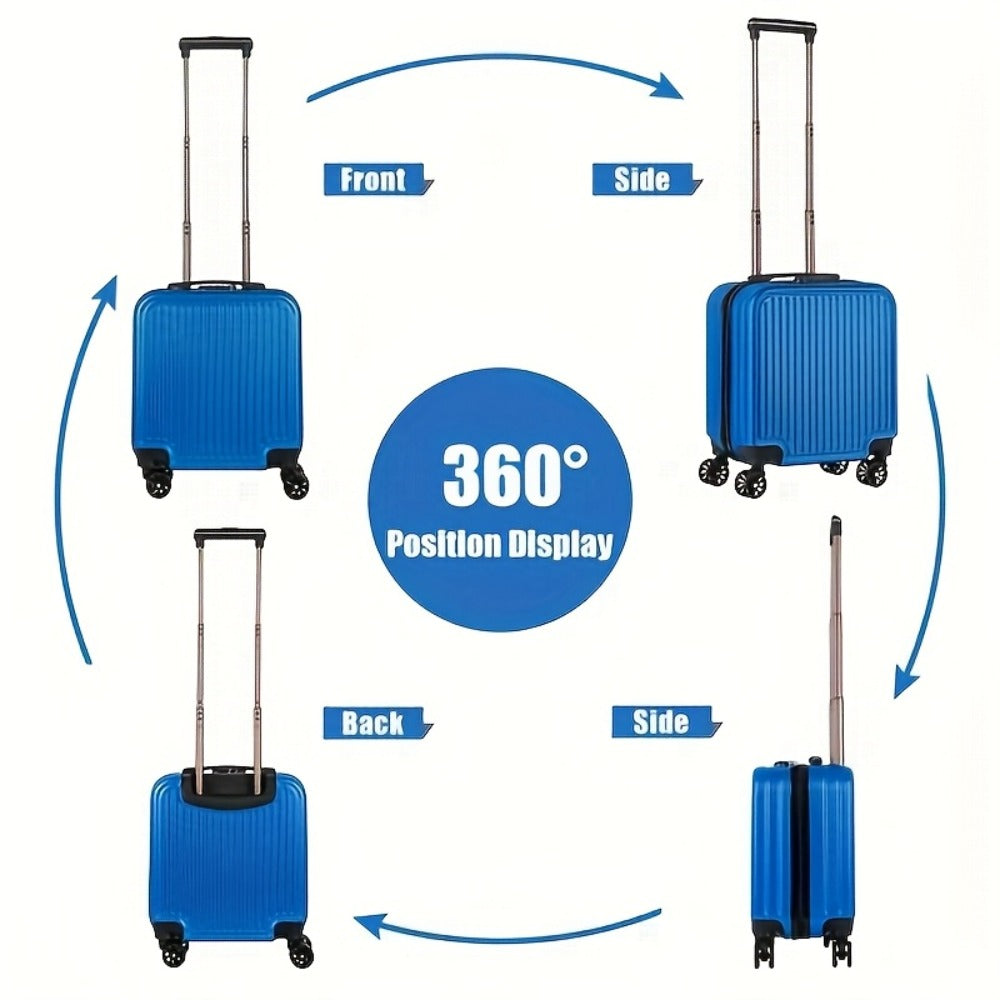 Carry On Luggage – 18 Inch, Combination Lock, Lightweight, for Travel & Work – alternate view