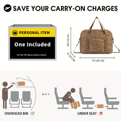 Carry On Luggage – 18 Inch, Foldable, Lightweight, for Travel – detail view 3