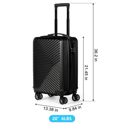 Carry On Luggage – 6 Colors, 20 Inch, ABS Hardshell, Spinner Wheels – detail view 9