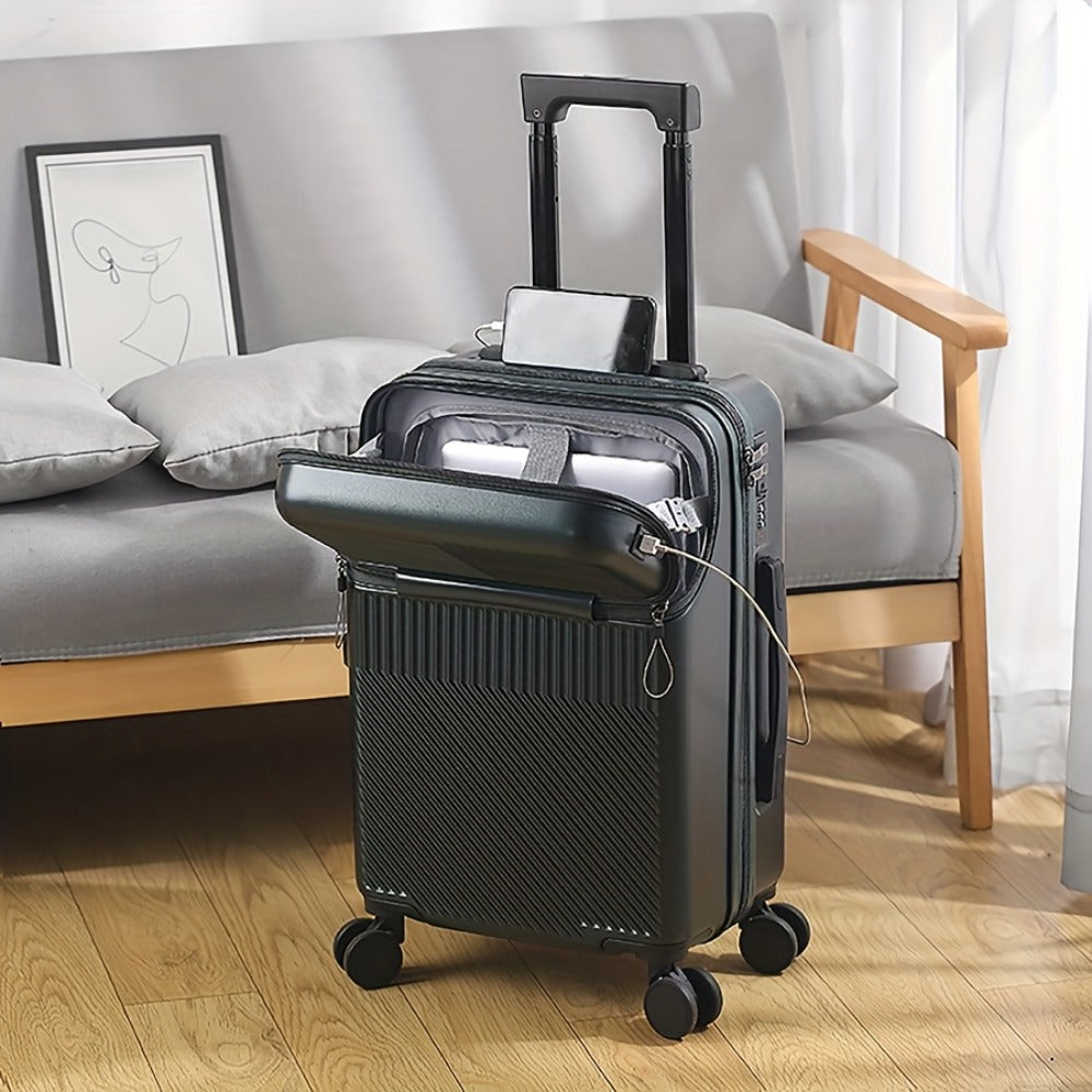 Carry On Luggage – 5 Colors, 20 Inch, Combination Lock, Spinner Wheels – detail view 6