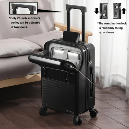Carry On Luggage – 20 Inch, Combination Lock, Lightweight, for Travel – detail view 4