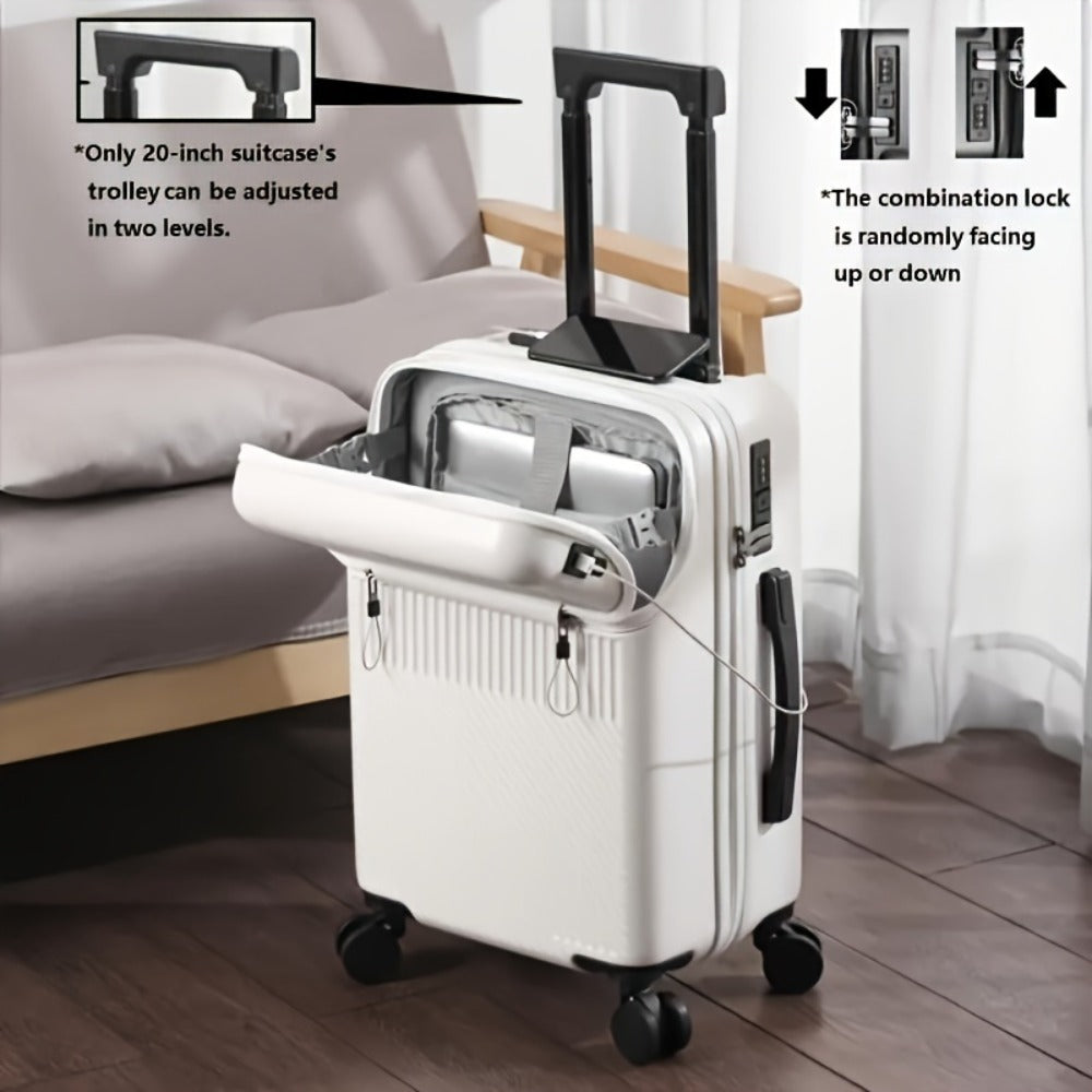 Carry On Luggage – 20 Inch, Combination Lock, Lightweight, for Travel – detail view 6