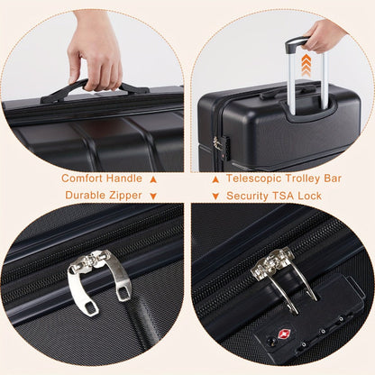 Carry On Luggage – 20 Inch, Hardshell, Expandable, Spinner Wheels – detail view 6