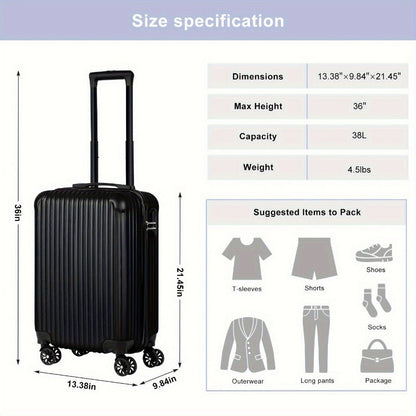 Carry On Luggage – 20 Inch, Lightweight, TSA Lock, for Travel – detail view 3