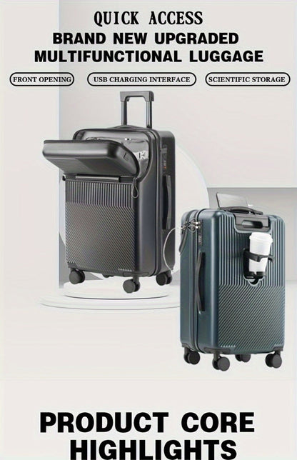 Carry On Luggage – 20 Inch, USB Charging, Spinner Wheels, for Travel – detail view 11