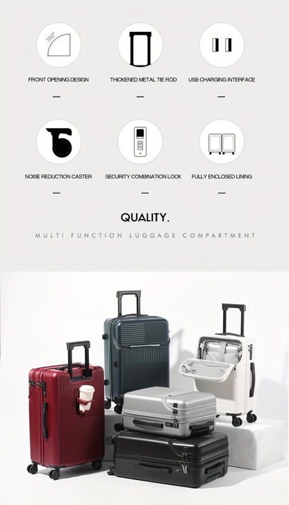 Carry On Luggage – 20 Inch, USB Charging, Spinner Wheels, for Travel – detail view 12