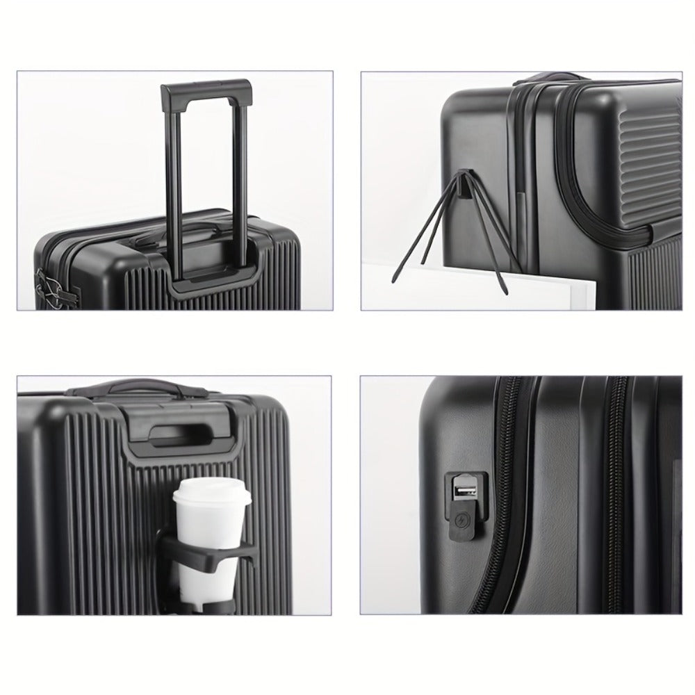Carry On Luggage – 20 Inch, USB Charging, Spinner Wheels, for Travel – alternate view