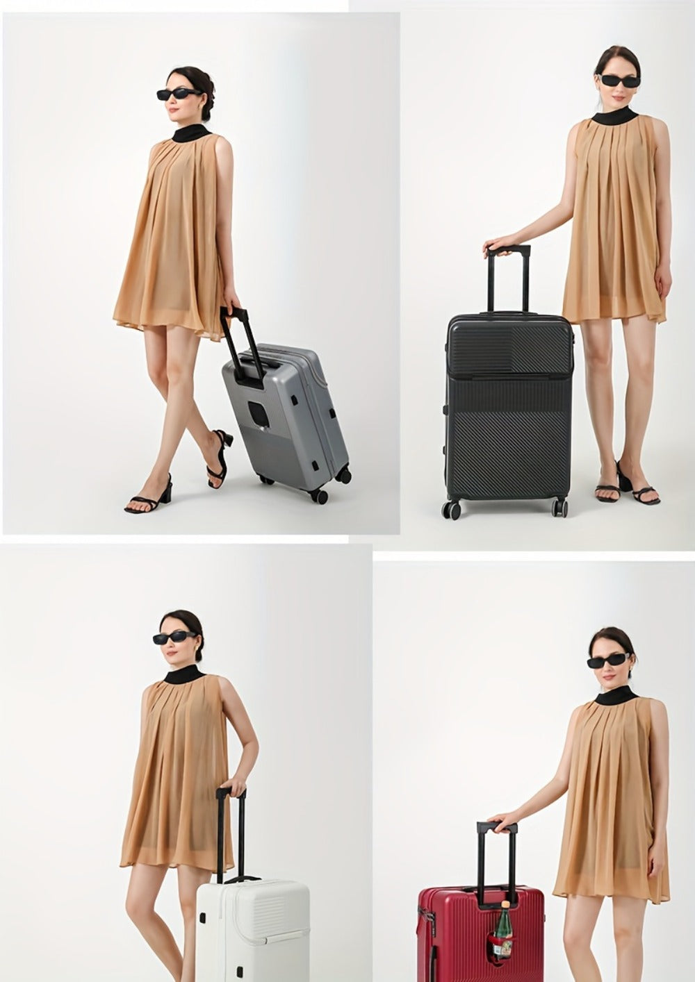 Carry On Luggage – 20 Inch, USB Charging, Spinner Wheels, for Travel – detail view 20