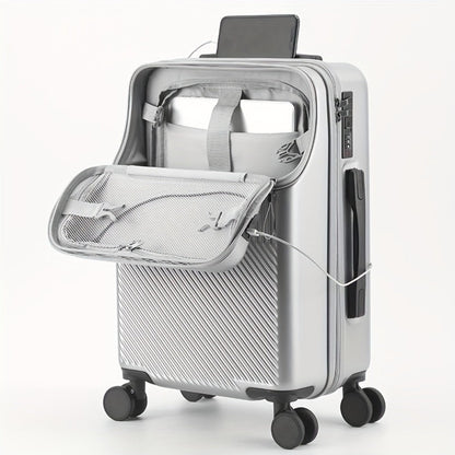 Carry On Luggage – 20 Inch, USB Charging, Spinner Wheels, for Travel – detail view 4