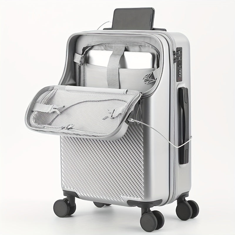 Carry On Luggage – 20 Inch, USB Charging, Spinner Wheels, for Travel – detail view 22