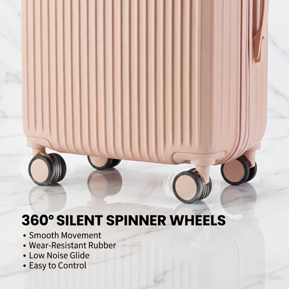 Carry On Luggage – 24 Inch, Lightweight, Spinner Wheels, for Travel – detail view 6