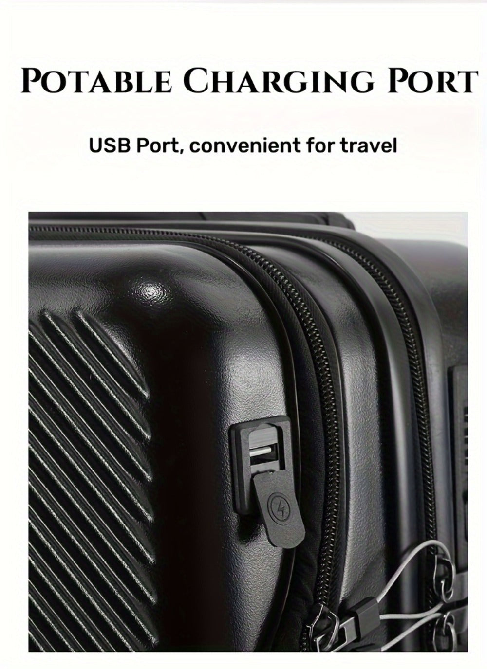 Carry On Luggage – 26 Inch, Combination Lock, for Travel – detail view 17