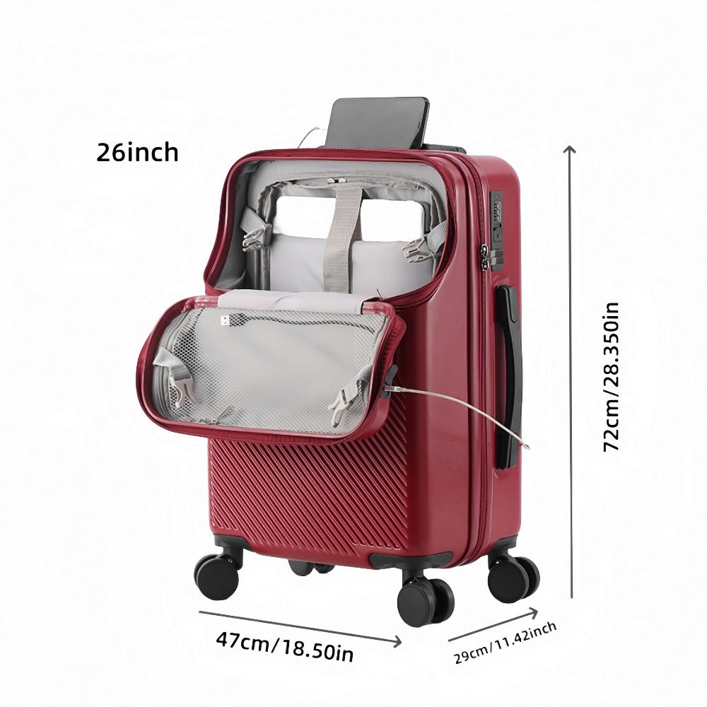 Carry On Luggage – 26 Inch, Combination Lock, for Travel – detail view 24